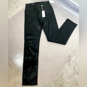 NWT AG Jeans sparkle waxed denim jeans.